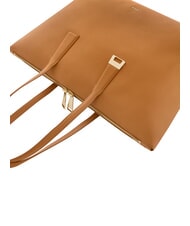 FURLA OLIVIA sac cabas bandouli&egrave;re en cuir tabac - Sacs pour Femme - 5