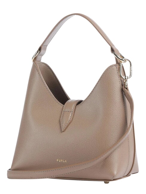 IRIDE Mini sac bandouli&egrave;re en cuir gr&egrave;ge - Sacs pour Femme