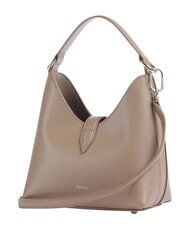 FURLA IRIDE Mini sac bandouli&egrave;re en cuir gr&egrave;ge - Sacs pour Femme - 2