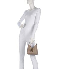 FURLA IRIDE Mini sac bandouli&egrave;re en cuir gr&egrave;ge - Sacs pour Femme - 5