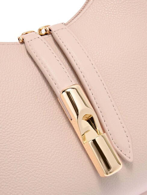 GOCCIA Sac bandouli&egrave;re en cuir martel&eacute; rose poudr&eacute; - Sacs pour Femme