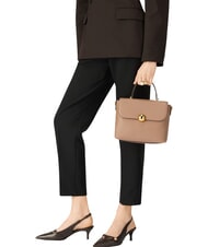 FURLA MOONLIGHT  Mini sac &agrave; main avec bandouli&egrave;re caramel au beurre - Sacs pour Femme - 2