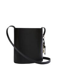 FURLA ROXIE Sac bandouli&egrave;re en cuir Noir - Sacs pour Femme - 3