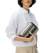 FURLA IRIDE Sac bandouli&egrave;re en cuir tons indigo - Sacs pour Femme - 2