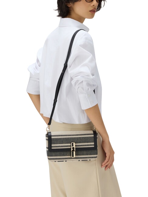 IRIDE Sac bandouli&egrave;re en cuir tons indigo - Sacs pour Femme