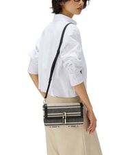 FURLA IRIDE Sac bandouli&egrave;re en cuir tons indigo - Sacs pour Femme - 3