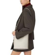 FURLA ROXIE Sac bandouli&egrave;re en cuir CR&Egrave;ME - Sacs pour Femme - 3