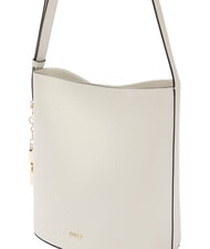 FURLA ROXIE Sac bandouli&egrave;re en cuir CR&Egrave;ME - Sacs pour Femme - 5