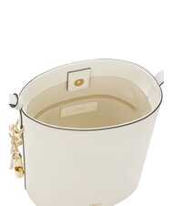 FURLA ROXIE Sac bandouli&egrave;re en cuir CR&Egrave;ME - Sacs pour Femme - 6