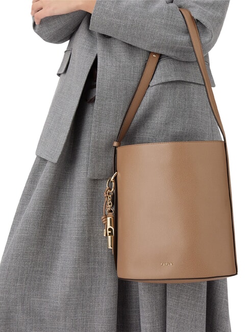 ROXIE Sac bandouli&egrave;re en cuir caramel au beurre - Sacs pour Femme