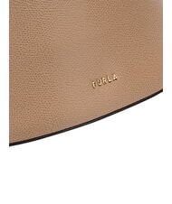 FURLA ROXIE Sac bandouli&egrave;re en cuir caramel au beurre - Sacs pour Femme - 7