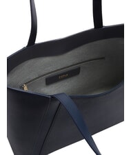 FURLA GOCCIA Sac &agrave; bandouli&egrave;re en cuir bleu encre - Sacs pour Femme - 4