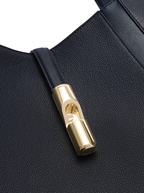 GOCCIA Sac &agrave; bandouli&egrave;re en cuir bleu encre - Sacs pour Femme