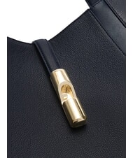 FURLA GOCCIA Sac &agrave; bandouli&egrave;re en cuir bleu encre - Sacs pour Femme - 7