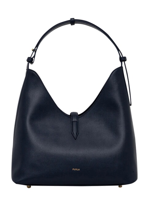 GOCCIA Sac bandouli&egrave;re en cuir bleu encre - Sacs pour Femme