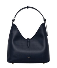 FURLA GOCCIA Sac bandouli&egrave;re en cuir bleu encre - Sacs pour Femme - 2