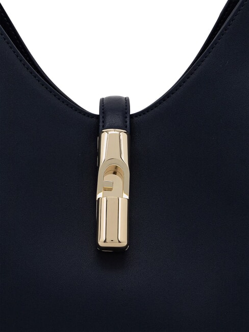 GOCCIA Sac bandouli&egrave;re en cuir bleu encre - Sacs pour Femme