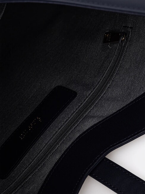 GOCCIA Sac bandouli&egrave;re en cuir bleu encre - Sacs pour Femme