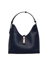 FURLA GOCCIA Sac bandouli&egrave;re en cuir bleu encre - Sacs pour Femme - 6
