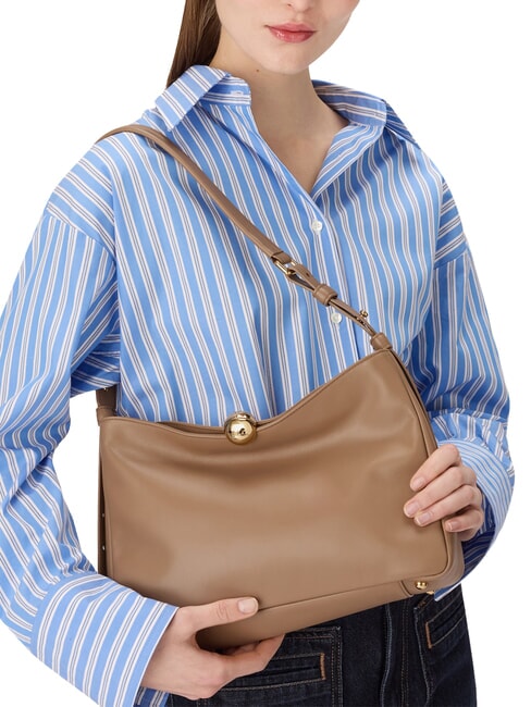 SFERA SOFT  Sac bandouli&egrave;re en cuir caramel au beurre - Sacs pour Femme