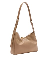 FURLA SFERA SOFT  Sac bandouli&egrave;re en cuir caramel au beurre - Sacs pour Femme - 4