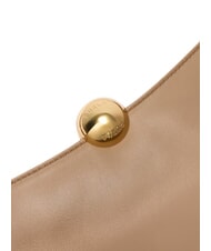 FURLA SFERA SOFT  Sac bandouli&egrave;re en cuir caramel au beurre - Sacs pour Femme - 7