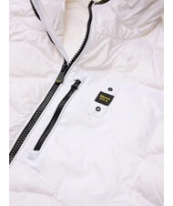 BLAUER WAVE Doudoune courte matelass&eacute;e &agrave; capuche blanc optique - Doudounes homme - 5