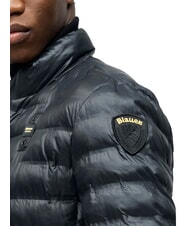 BLAUER SEWALL Doudoune courte matelass&eacute;e, col montant noir/gris 995 - Doudounes homme - 5