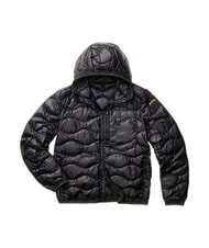 BLAUER WAVE Doudoune courte matelass&eacute;e &agrave; capuche noir - Doudounes homme - 3