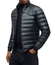 BLAUER SEWALL Doudoune courte matelass&eacute;e, col montant noir/gris 995 - Doudounes homme - 3