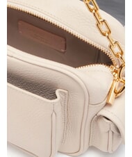 COCCINELLE CAMPUS  Mini sac bandouli&egrave;re en cuir LAMBSKIN BLANC - Sacs pour Femme - 4