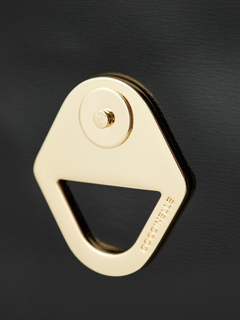 DEW SHINY CALF Mini sac bandouli&egrave;re Noir - Sacs pour Femme