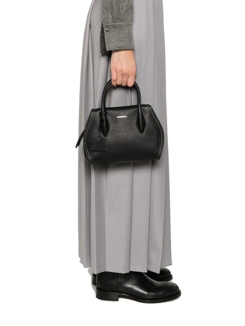 LORD Sac &agrave; main en cuir moyen Noir - Sacs pour Femme