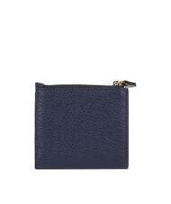 COCCINELLE DEW Portefeuille compact en cuir martel&eacute; bleu roi - Portefeuilles Femme - 2