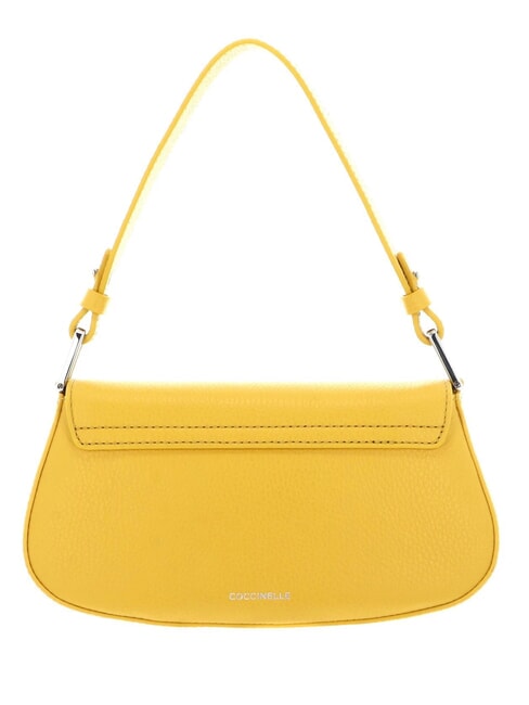 MYRTHA MAXI LOG Sac bandouli&egrave;re en cuir avec bandouli&egrave;re ensoleill&eacute; - Sacs pour Femme