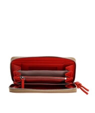 COCCINELLE MYRTHA MAXI LOG Grand portefeuille en cuir zipp&eacute; - Sacs pour Femme