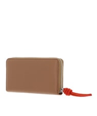 COCCINELLE MYRTHA MAXI LOG Grand portefeuille en cuir zipp&eacute; noir rouge - Sacs pour Femme - 3