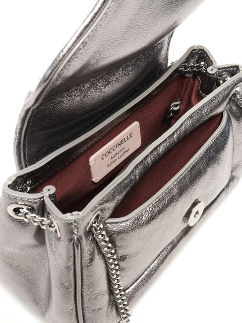 C-ME FLUFFY Sac &agrave; bandouli&egrave;re acier - Sacs pour Femme