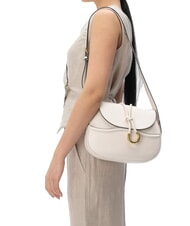 COCCINELLE CARMY Sac &agrave; bandouli&egrave;re en cuir blanc - Sacs pour Femme - 2