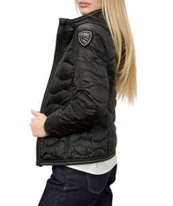 BLAUER CAMELIA Doudoune courte matelass&eacute;e &agrave; capuche noir - Doudounes femme - 3