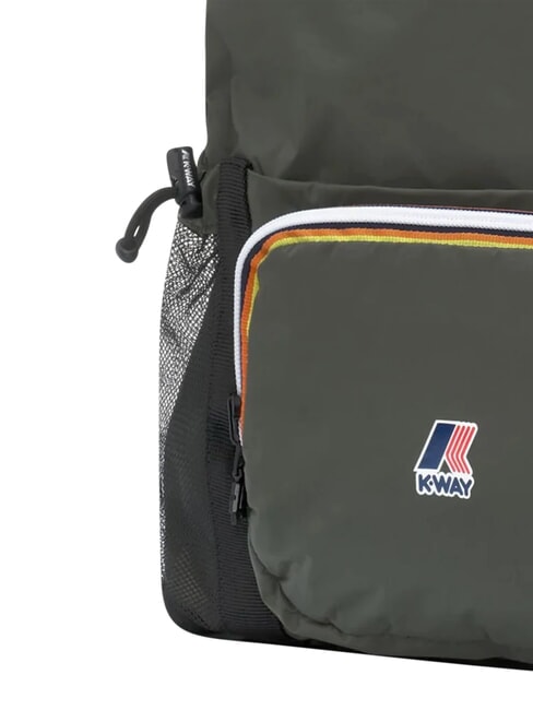 LE VRAI 4.0 MICHEL Sac &agrave; dos pliable vert noir&acirc;tre - Sacs &agrave; dos pour l'&Eacute;cole & les Loisirs