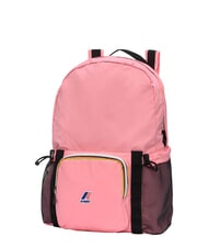 KWAY LE VRAI 4.0 MICHEL Sac &agrave; dos pliable g&eacute;ranium rose - Sacs &agrave; dos pour l'&Eacute;cole & les Loisirs - 3