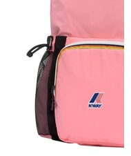 KWAY LE VRAI 4.0 MICHEL Sac &agrave; dos pliable g&eacute;ranium rose - Sacs &agrave; dos pour l'&Eacute;cole & les Loisirs - 5