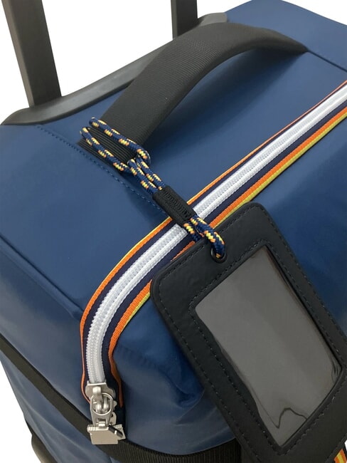 BLOSSAC  Chariot &agrave; bagages &agrave; main &eacute;tanche insigne bleu-noir - Valises cabine