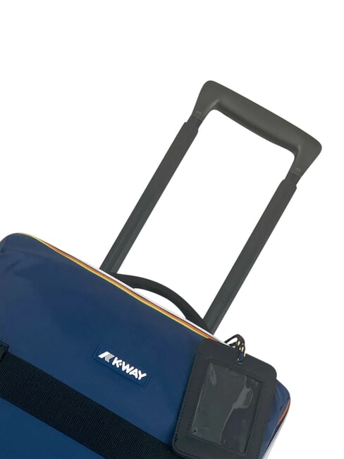 BLOSSAC  Chariot &agrave; bagages &agrave; main &eacute;tanche insigne bleu-noir - Valises cabine