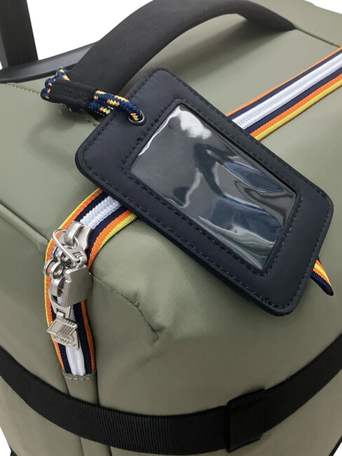 BLOSSAC  Chariot &agrave; bagages &agrave; main &eacute;tanche lichen vert-noir p - Valises cabine