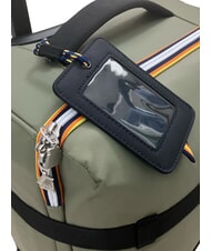 KWAY BLOSSAC  Chariot &agrave; bagages &agrave; main &eacute;tanche lichen vert-noir p - Valises cabine - 4