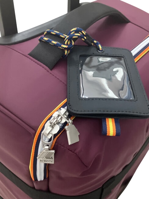 BLOSSAC  Chariot &agrave; bagages &agrave; main &eacute;tanche violet mauve vin-bl - Valises cabine