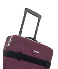 KWAY BLOSSAC  Chariot &agrave; bagages &agrave; main &eacute;tanche violet mauve vin-bl - Valises cabine - 6