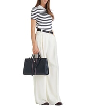 TOMMY HILFIGER TH DAILY Sac &agrave; main avec bandouli&egrave;re bleu de l'espace - Sacs pour Femme - 2